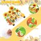 104 Pcs Classroom Tree Bulletin Board Set Bee Sunflower Bulletin Boards Decoration Cutouts Spring Summer Tree Leaves Cutout for Classroom Window Wall Home Office School Decor